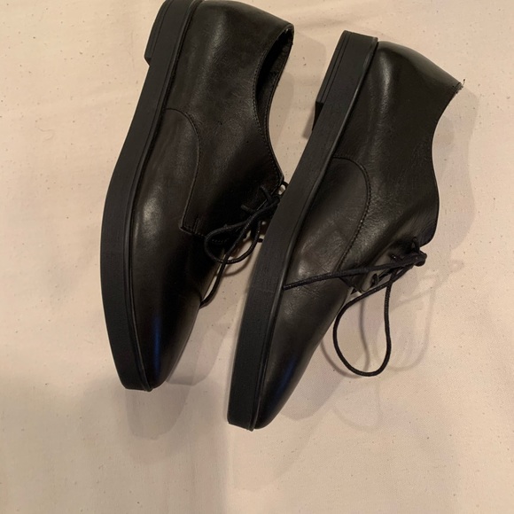 EUC, Italian leather, pointed toe, tie oxfords - Picture 3 of 13